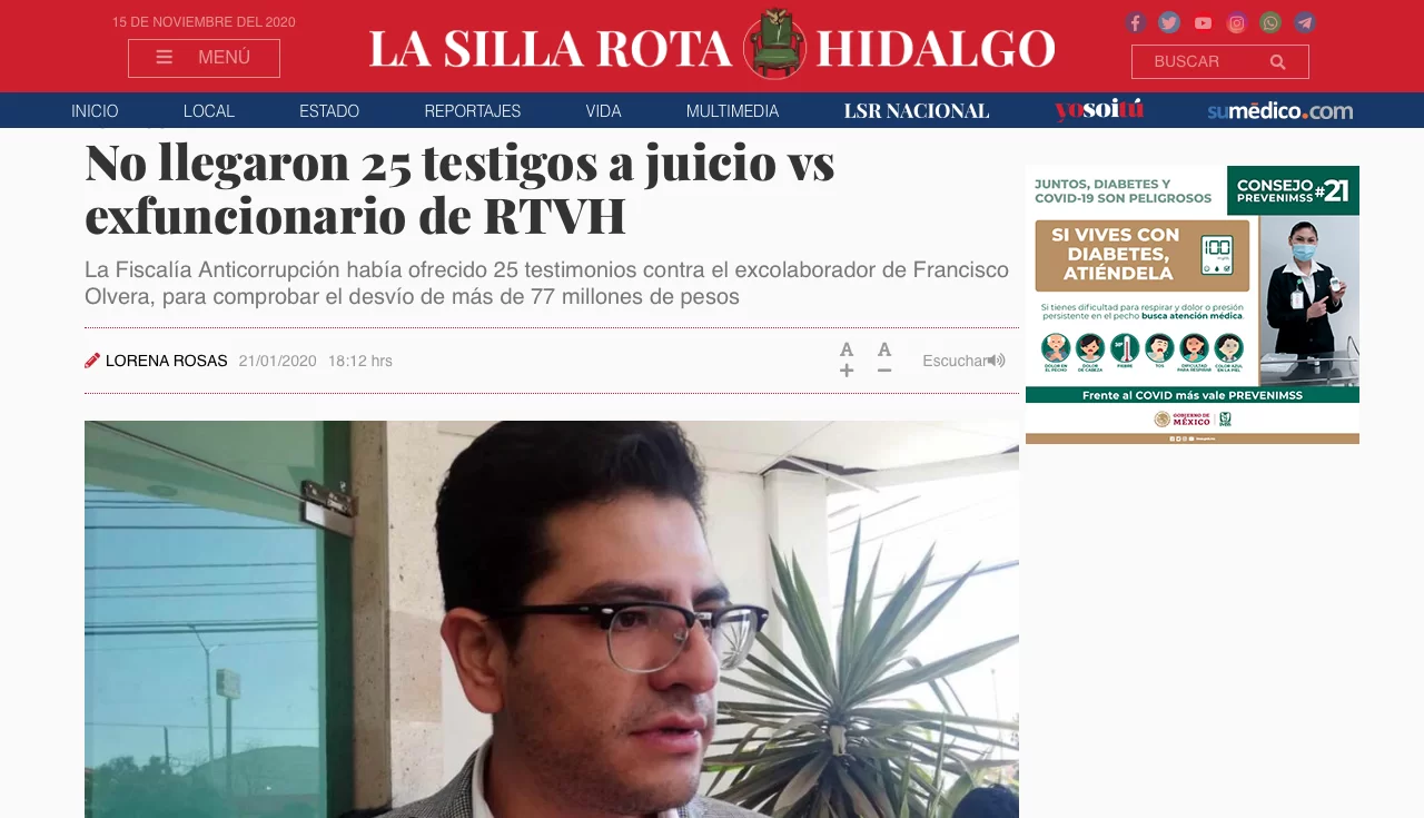 Radio y television de hidalgo vs Alberto Calderon